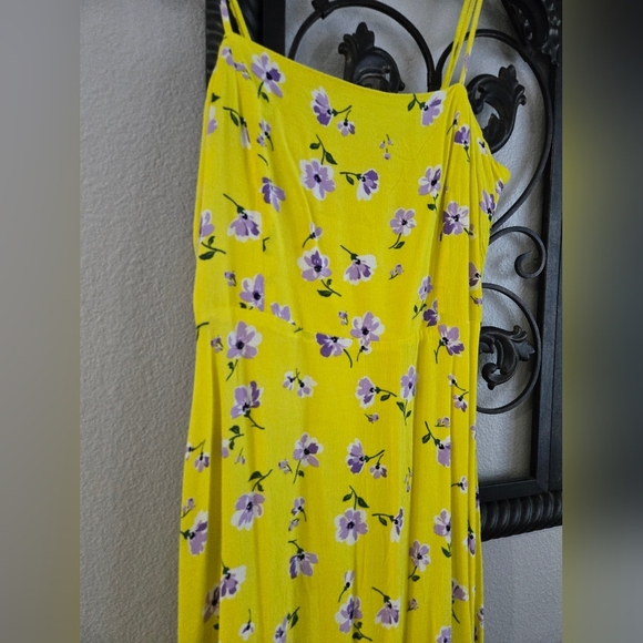 Zara Yellow Floral Maxi Dress - Picture 5 of 12